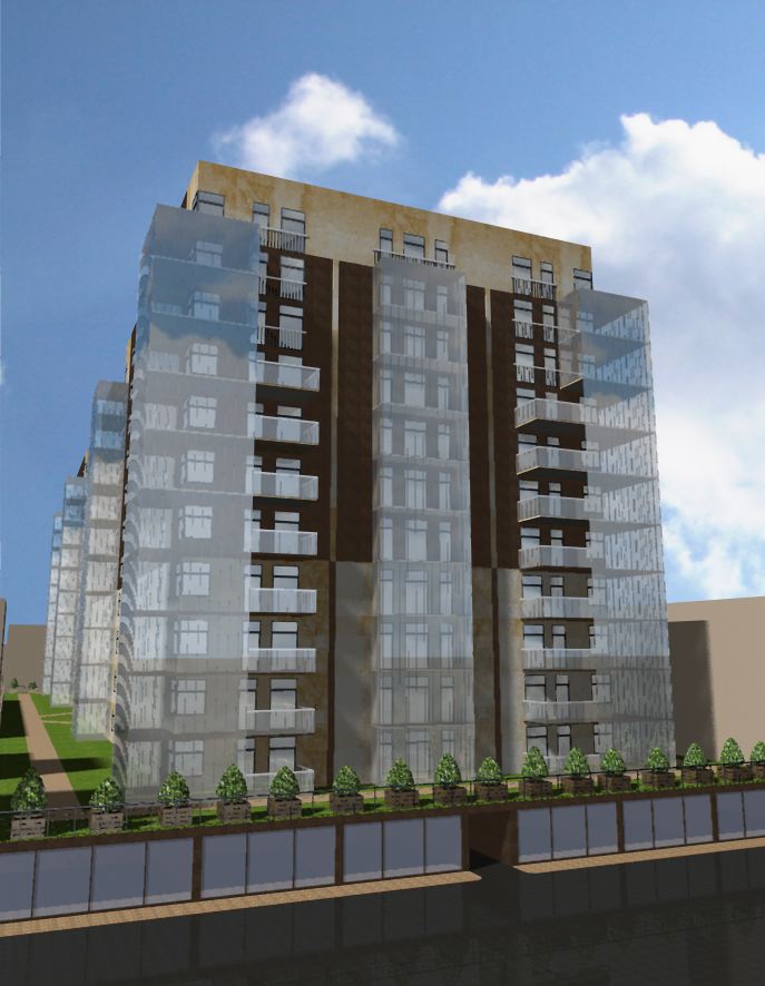 budynki mieszkalne – wielorodzinne wraz z usługami w Łodzi