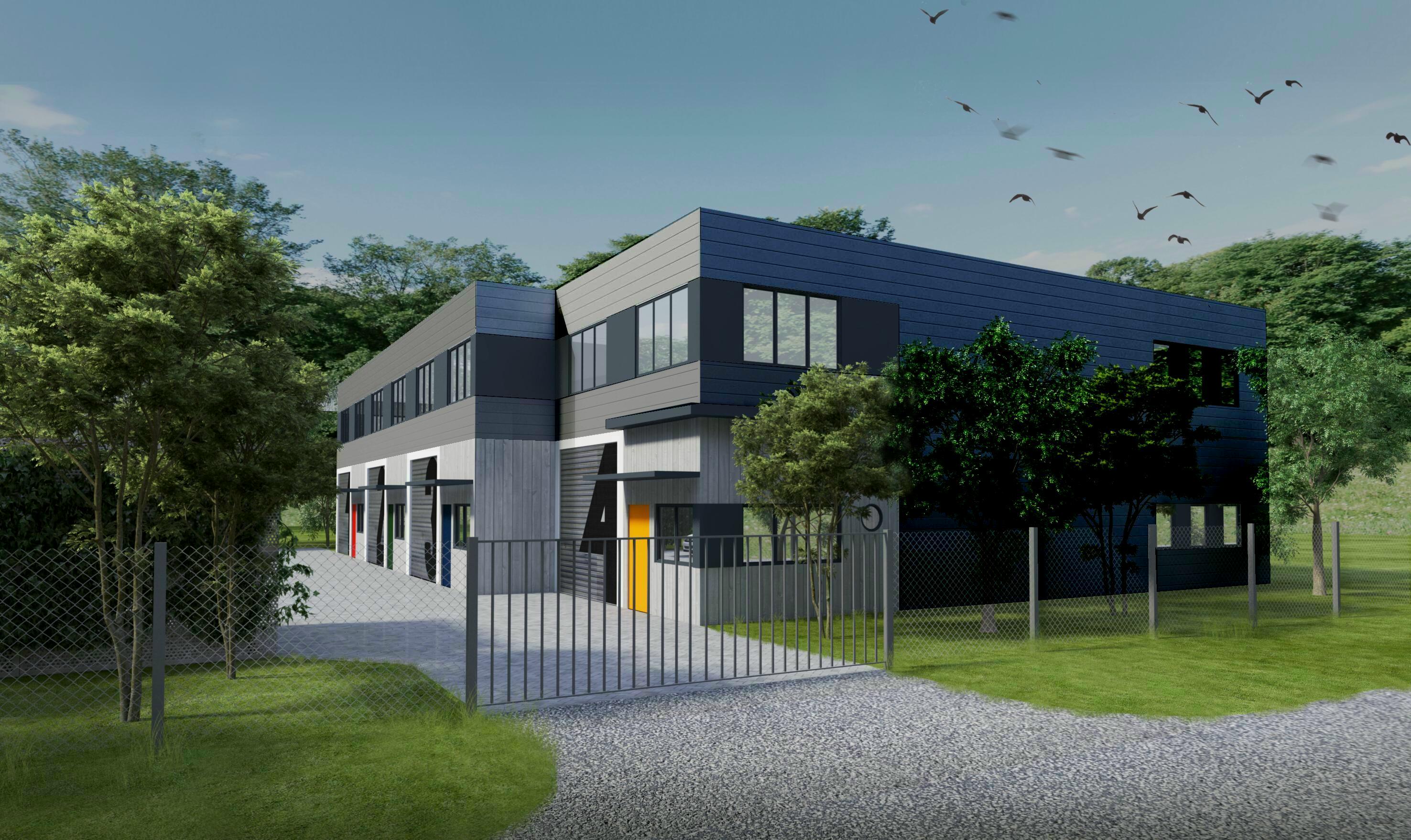 budynek biurowo – magazynowy Francja