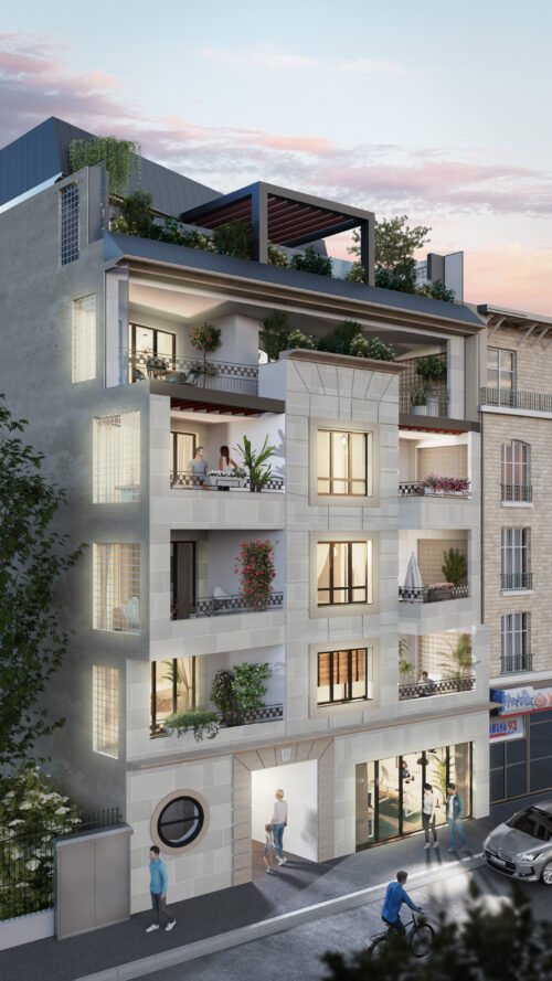 budynek mieszkalny 2 – wielorodzinny w Aulnay-sous-Bois, Francja